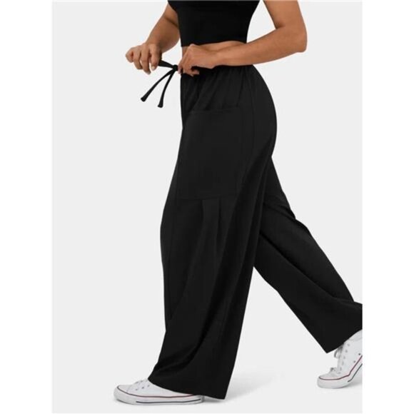 Relaxed Fit Drawstring Pants - Picture 2 of 12